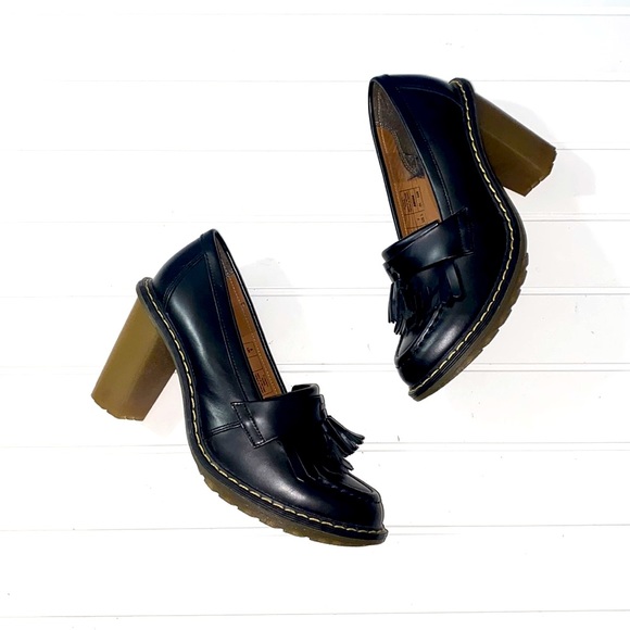 Dr. Martens Shoes - Dr. Martens Roma High Heel Loafer